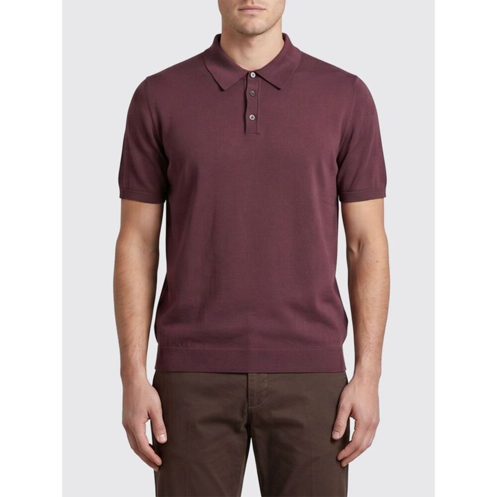 Roberto Collina Polo Shirt Men Red